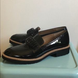 Black loafers